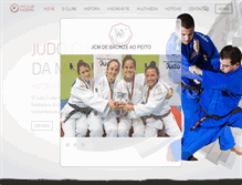 Tablet Screenshot of judoclubemadeira.com